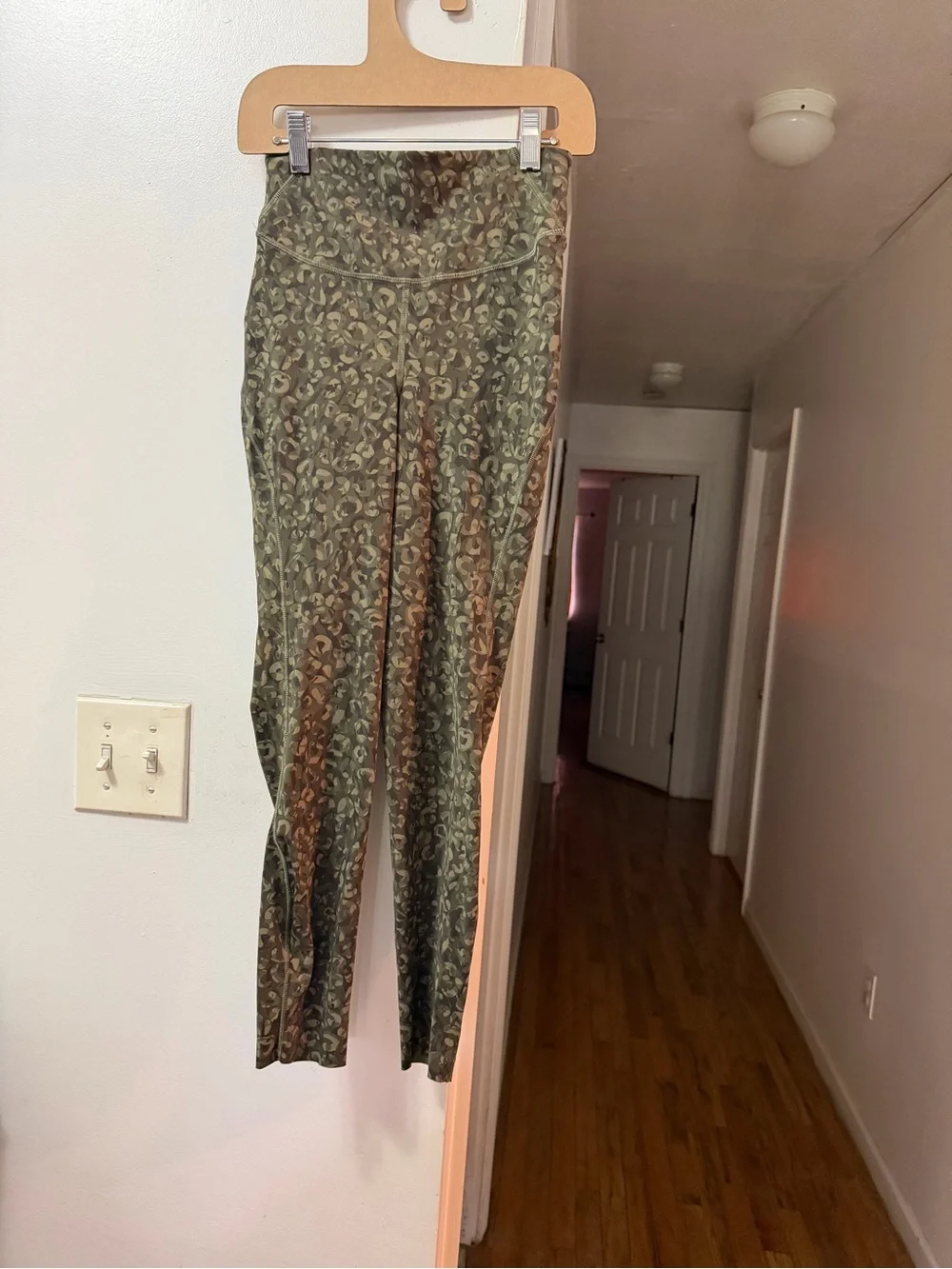 lululemon athletica Olive Green Camo-Print High-Rise Leggings